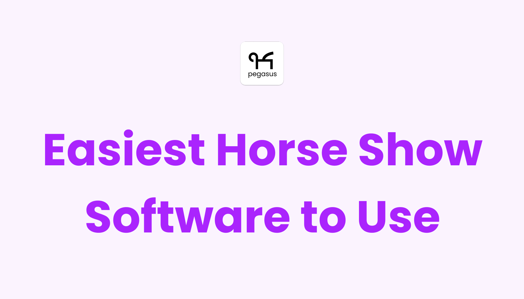 What is the Easiest Horse Show Software to Use?